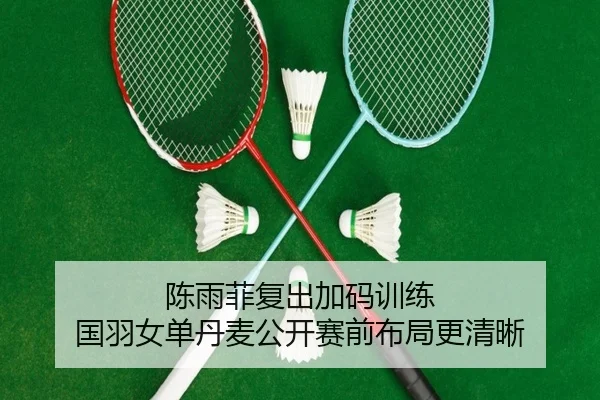 陈雨菲复出加码训练 国羽女单丹麦公开赛前布局更清晰 - leyu